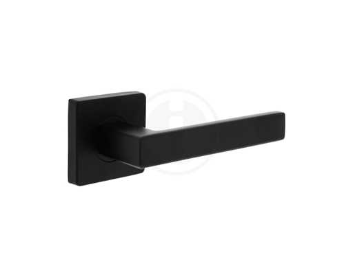 (29x) Intersteel - Deurkruk Hera op vierkant rozet - mat zwart