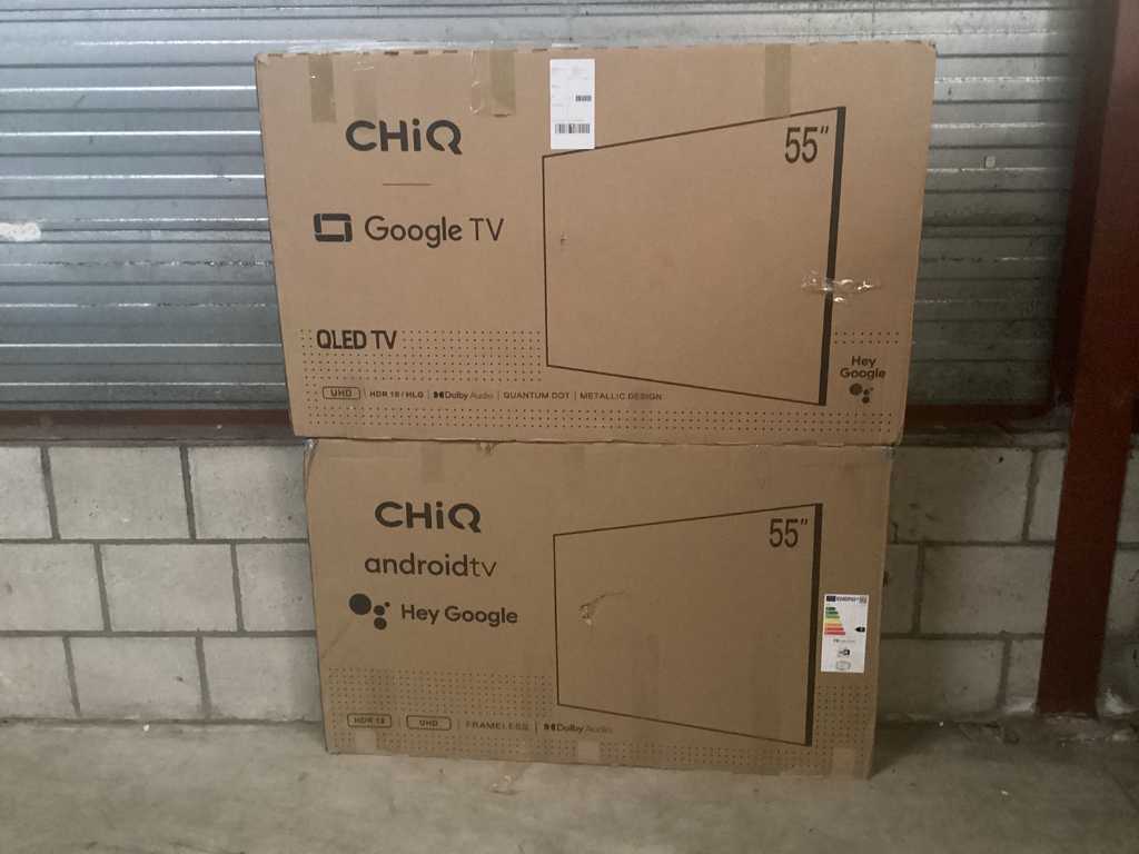 Chiq - 55 inch - televiziune (2x)