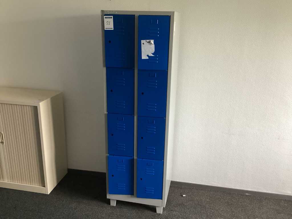 Manutan Locker cabinet - 8 compartments