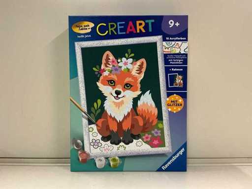 Ravensburger Fuchs mit Blumen Creart Mal-Set (9x)