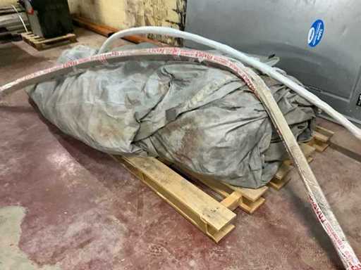 Aufblasbares Bauzelt