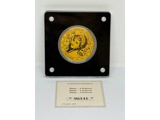 1/200 oz 999 Fine Gold Diana - Een humanitair