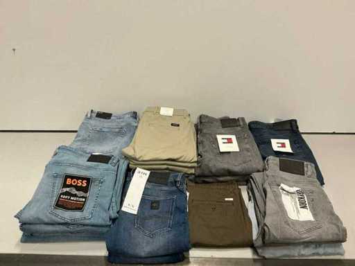 Partij diverse Hugo Boss/Calvin Klein/Armani Exchange/Tommy jeans heren broeken (22x)