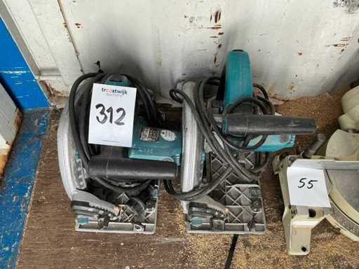 Machine à scie circulaire Makita SP6000 (2x)