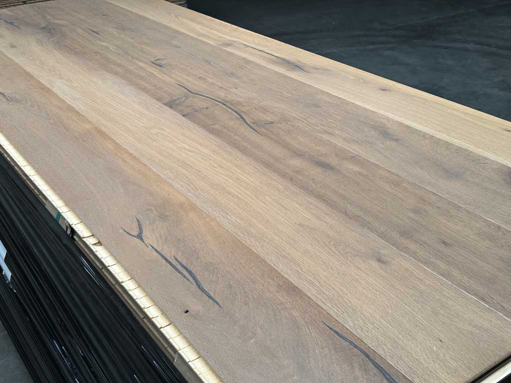 62,56 m2 Multiplank oak parquet XL - 2420 x 187 x 14 mm