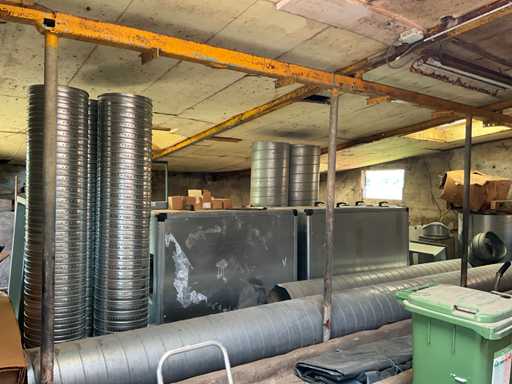 FläktWoods EU 2000 electric heating air group complete.