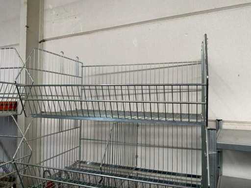 Coș de suprapunere galvanizat (42x)