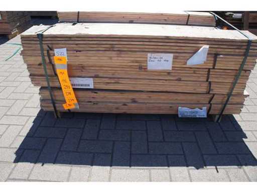 10x Grenen timmerpanelen/legplank