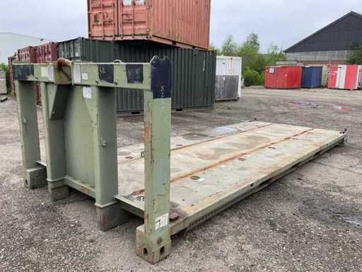 1988 Lohr 20 pieds plm Haakarm platform
