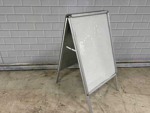 Dubbelzijdig Aluminium Stoepbord
