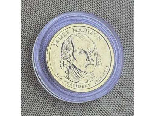 USA James Madison Sammlermedaille / Präsidentenmedaille mit Freiheitsstatue