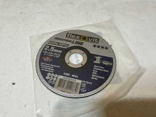 Flexovit Disc 125X2,5X22 A30S/GP/41 (58x)