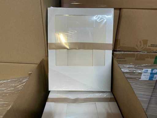 Molte scatole di finestre vuote con lacca/restringente 270x270x080mm (450x)