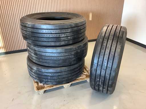 4x Continental 385/65R22.5 M+S Retread Truck Tire