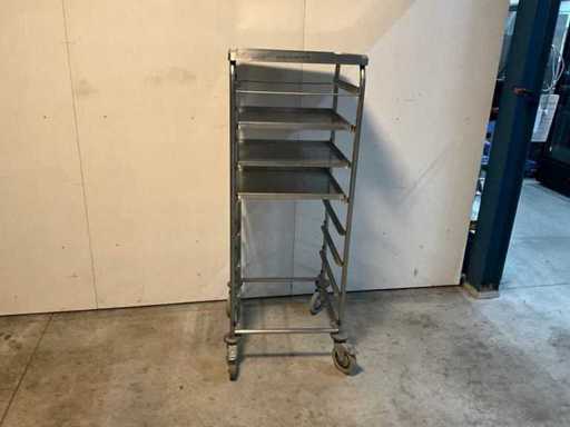 Dishwasher racks shelf trolley