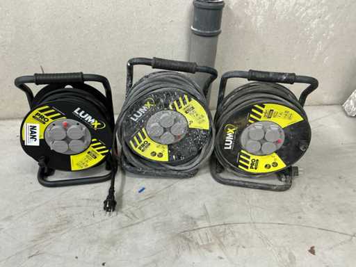 LumX Extension Cable Reels & Cord (3x)
