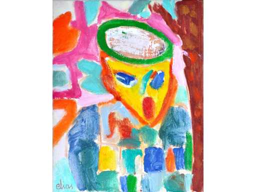 Etienne Elias - Park - olie op doek