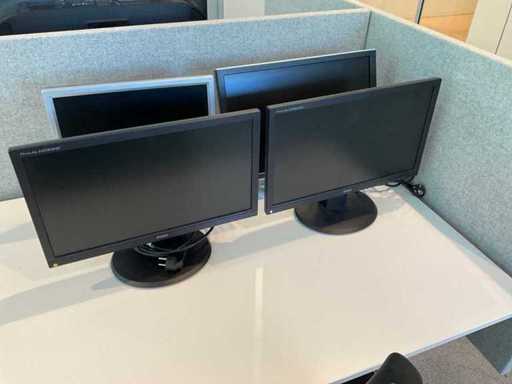 Diverse monitoren (4x)