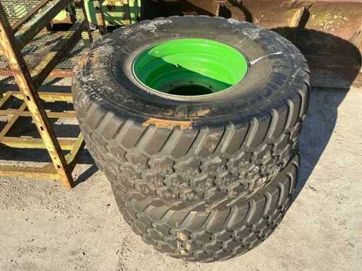 Pneus Michelin CargoXBIB avec jante Heavy Duty (2x)