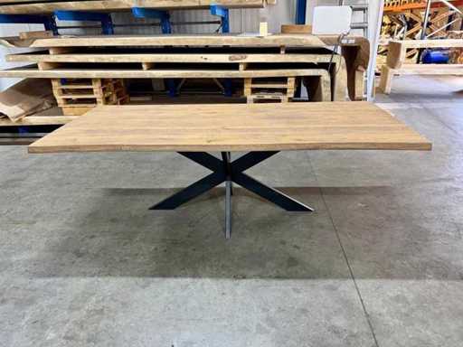 Masa de dining din stejar 220 cm
