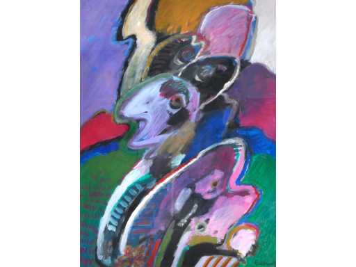 Jan Cobbaert - acrylic on panel