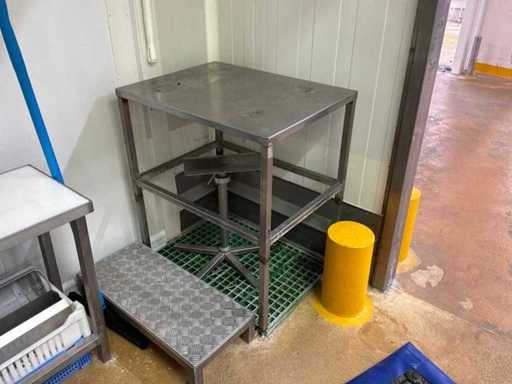 Roestvrijstalen werktafel