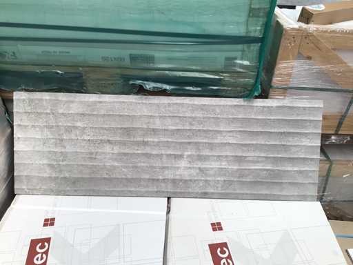 Douglas en Jones Grand Urban Tesla Grey Mat Wandtegel 40x120 cm 12 m²