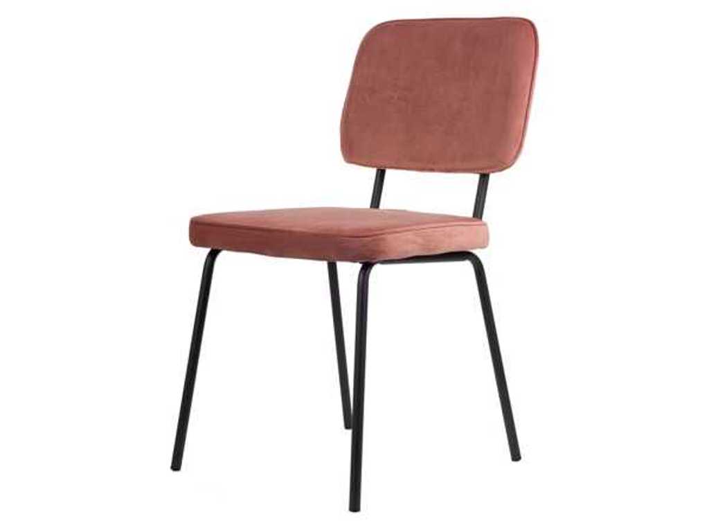 6x Modern Dining Chair - pink