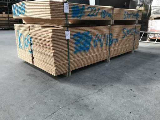 OSB sheets 18mm 590x2440mm (64x)
