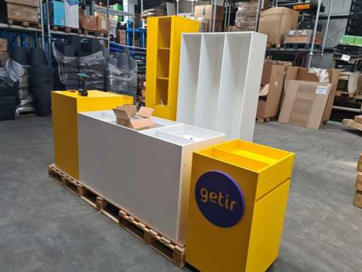 Verkoopbalie opstelling Getir
