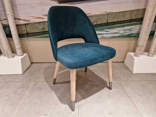 2 x chaises à manger Castle-Line modèle Joy Tub Design vert