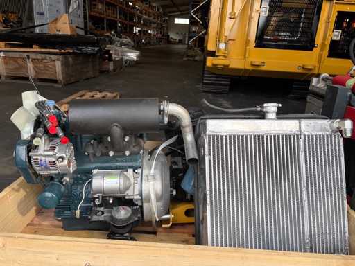 Kubota D902-E3B Motor met hydrauliek assemblage (2x)