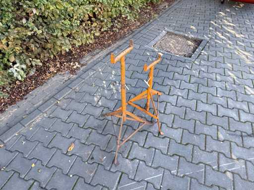 Javo Support de bande transporteuse pour plantes en pot (2x)