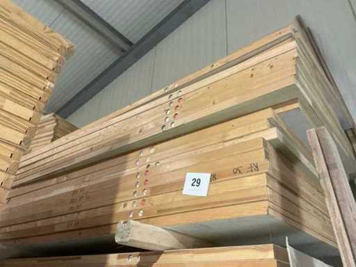 Various tubetrowel fire-resistant painter's doors (19x)