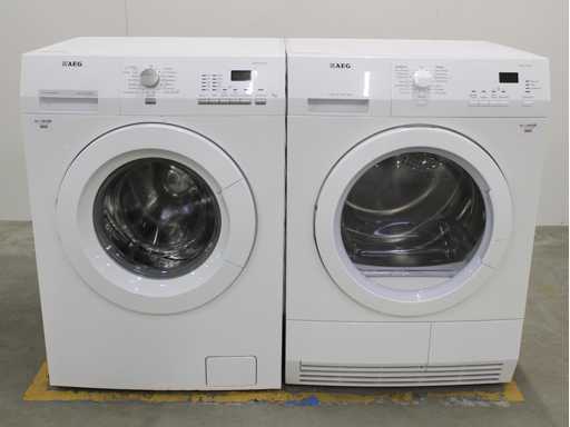 AEG Lavamat Exklusive Protex Waschmaschine & AEG Lavatherm Protex Trockner