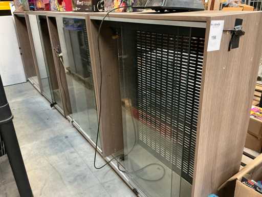 Vitrinekast (4x)