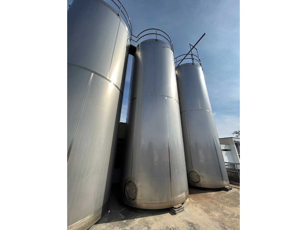 Edelstahl-isolierter vertikaler Lagertank (50.000L)
