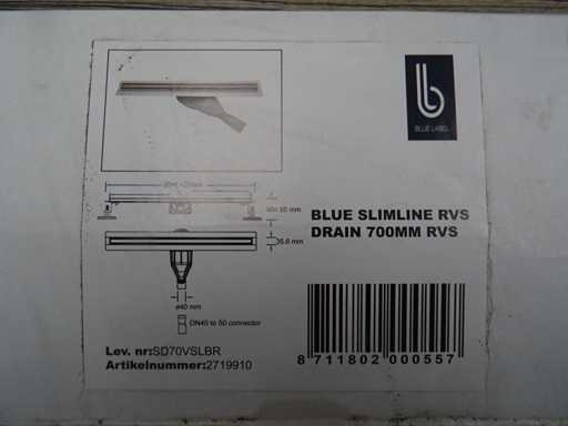 Blue Label - Slimline Stainless Steel 700mm - Shower Drain