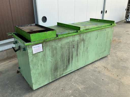 Olieopvang tank + lekbak Olie opvangbak