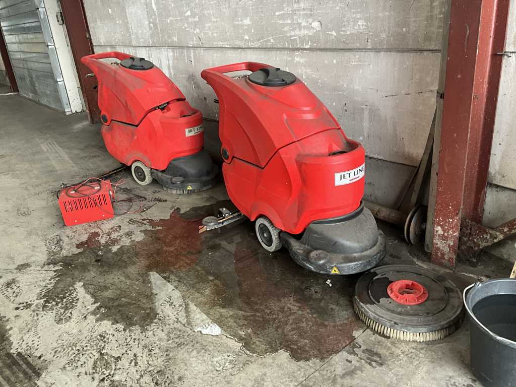Lot of 2 Industrial cleaning machines JET LINE GANSOW