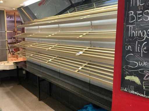 Scaffale a parete per pane / pasticceria (3 volte)