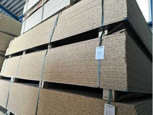 Melamin – Spanplatte 2800 x 2070 x 19 mm. Vicenza helle Eiche (20x)