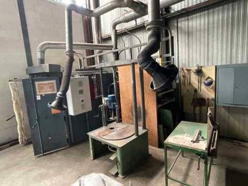 Dispositivo di smontaggio del motore elettrico Thumm A3 del 1980