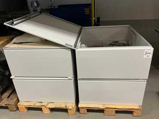 2023 Hoffman Steuer/Elektroschrank mit Inhalt (4x)