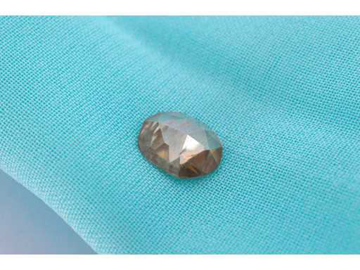 Diamant 1.29 carat fancy champagne roze diamant gecertificeerd