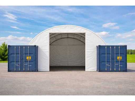 Greenland - 2026 - 20ft - Container canopy with front/back wall