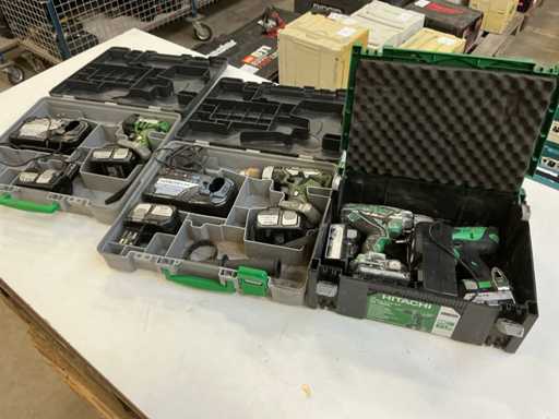 Hitachi Akkuloses Werkzeug (4x)