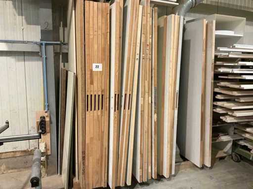 Unpainted tube trowel painter's doors (24x)