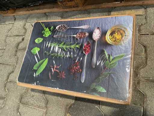 Partij Placemat Square - kruiden - 43,5 x 28,5 CM (288x)