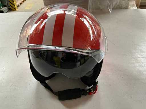 Vinz Motorhelm met zonnebril maat 57-58 cm